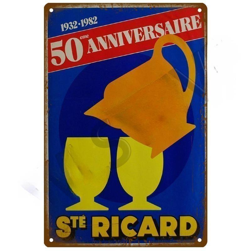 Affiche Ricard Vintage - Anniversaire