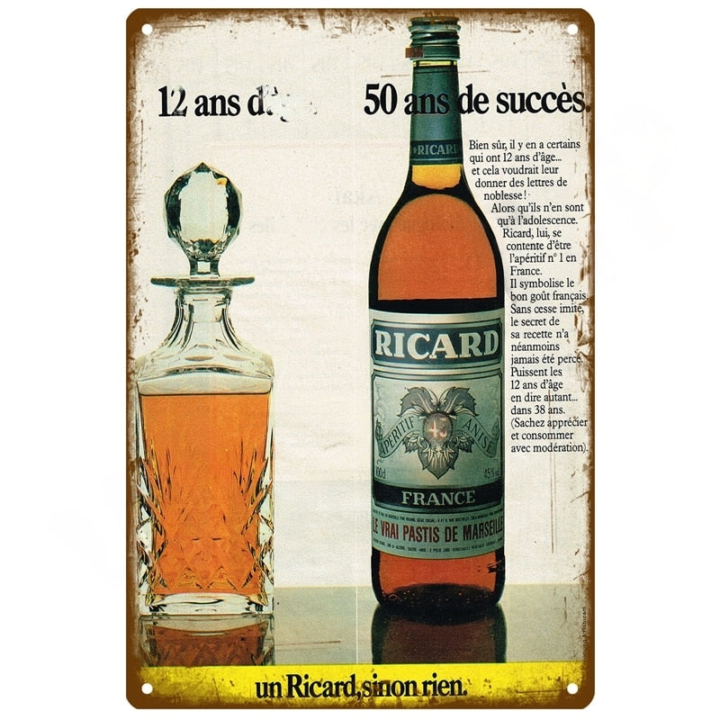 Affiche Ricard Vintage - 50 ans