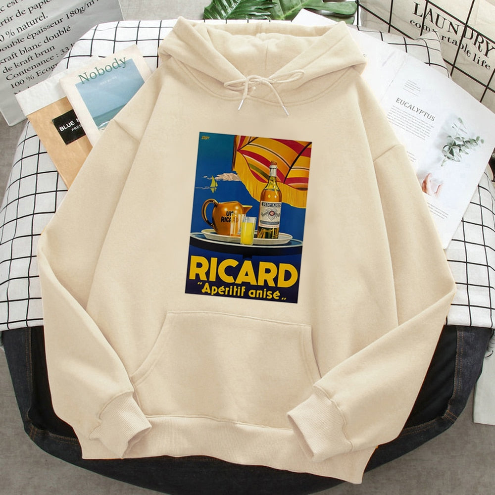 Sweat à capuche Ricard - Logo Rétro