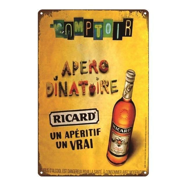 Affiche Ricard Vintage - Comptoir